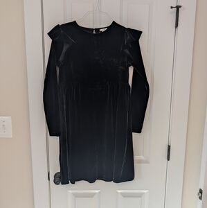 Crewcuts black velvet dress
